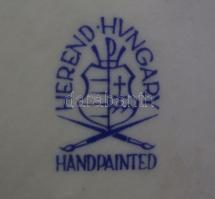 Herendi jelzéssel ellátott kézzel festett porcelán halász / Herendi handpainted chinaware fischerman...