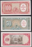 Chile 1958-59. 5P + 1960-61. 50P + 100P + 1964. 5Esc + 1967-76. 10Esc T:I
