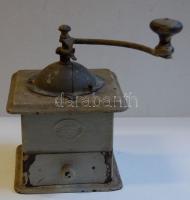 Régi fém kávédaráló 19 cm