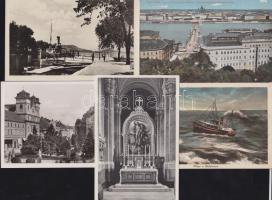 28 db vegyes régi városképes lap a történelmi Magyarország területéről / 28 mixed cards