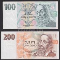 Csehország 1997. 100K T:III++ + 1998. 200K T:II-