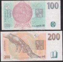 Csehország 1997. 100K T:III++ + 1998. 200K T:II-