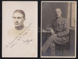 2 db magyar katonai fotólap az I. világháború éveiből