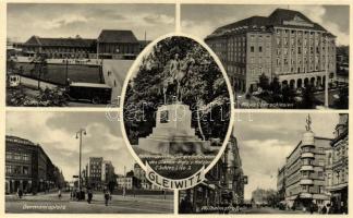 Gliwice with railway station