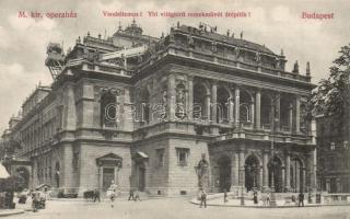 Budapest VI. Opera (´Vandalizmus! Ybl világhírű remekművét átépítik!´)