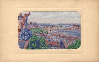 Budapest textil lap (silk card)