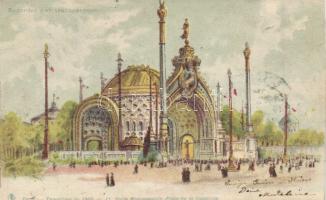 Paris Expo 1900 hold to light litho