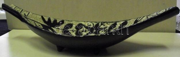 Gorka Géza: jelzett porcelán tál / Chinaware bowl 36x16 cm