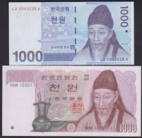 Dél-Korea 1983. 1000W + 2007. 1000W T:I