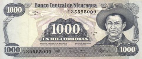 Nicaragua 1985.(1987) 500C + 1000C T:II,III