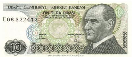 Törökország 1970.(1979) 10L (3x) egymást követő sorszámmal + 1970.(1983) 500L + 1970.(1986) 1000L T:...