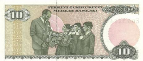 Törökország 1970.(1979) 10L (3x) egymást követő sorszámmal + 1970.(1983) 500L + 1970.(1986) 1000L T:...