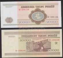 Fehéroroszország 1994. 20.000R + 1995. 50.000R T:I,II