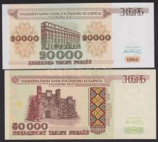 Fehéroroszország 1994. 20.000R + 1995. 50.000R T:I,II