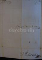 1743 Ex offo levél Lotharingiai Ferenc császár és gróf Batthyány Lajos saját kezű aláírásával a szab...