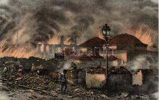 Thessaloniki destroyed by the fire
