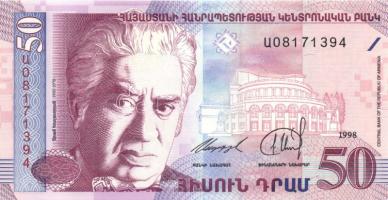 Örményország 1998. 50D T:I + 1999. 1000D T:III