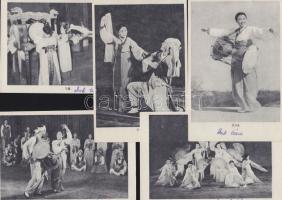 5 db észak-koreai lap az 1950-es évekből / 5 North Korean postcards from the 1950´s