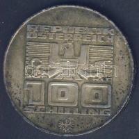 Ausztria 1976. 100Sch Ag "XII. téli olimpia - Innsbruck" T:2-