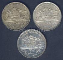 1992-1993. 200Ft Ag "MNB" (3x) T:2,2-