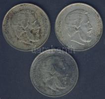 1947. 5Ft Ag (3x) "Kossuth" T:3