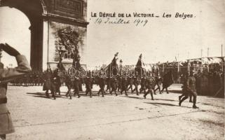Paris victory parade in 1919 - The Belgians