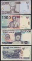 Indonézia 1987. 1000R  + 1992. 1000R  + 2000. 1000R + 2009. 2000R T:I