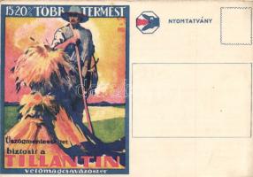 Tillantin vetőmagcsávázószer, agricultural advertisement, folding card