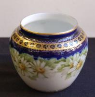 Szép Rosenthal festett porcelán edényke / Rosenthal chinaware 8 cm