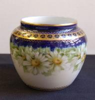 Szép Rosenthal festett porcelán edényke / Rosenthal chinaware 8 cm