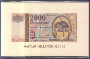 2000. 2000Ft "Millenium" T:I Eredeti bontatlan díszcsomagolásban!