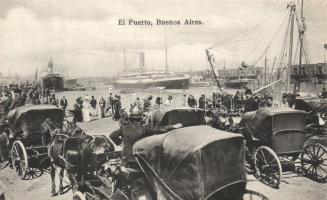 Buenos Aires harbour cart station