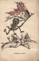 Political propaganda grotesque s: Alberto Martini