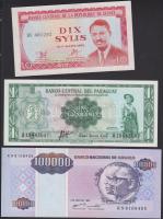 Angola 1995.5.1. 100.000K T:I + Guinea 1980. 10S T:I + Paraguay 1952. 1G T.I