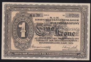 Boldogasszony/hadifogolytábor 1916. 1K T:I