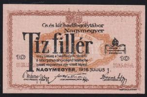 Nagymegyer/hadifogolytábor 1916. 10f T:I
