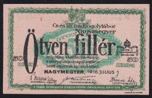 Nagymegyer/hadifogolytábor 1916. 50f T:I