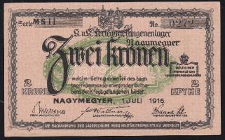 Nagymegyer/hadifogolytábor 1916. 2K T:I