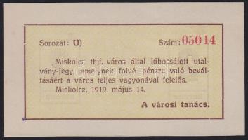 Miskolc 1919. 2K T:I