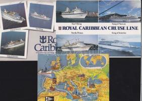 Hajók - 7 db motívumlap, régi és modern vegyesen / 7 Ship cards