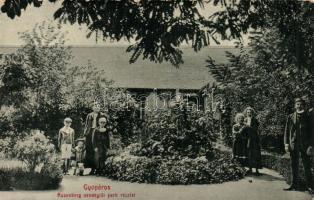 Gyopárosfürdő Rosenberg vendéglő kert