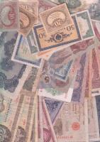 40db klf régi magyar és külföldi bankjegy T:vegyes