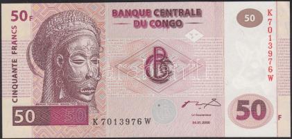 Kongói Demokratikus Köztársaság 2000. 50Fr T:I