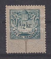 1891 Okirati illetékbélyeg 1/2kr