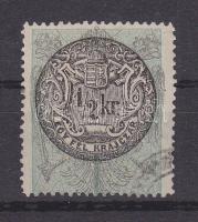 1868 Határőrvidék illetékbélyeg 1/2kr, ritka címlet!