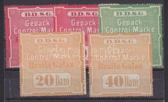 DDSG 5 klf csomagellenörző bélyeg