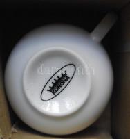 12 részes porcelán teás készlet eredeti dobozban