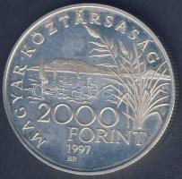 1997. 2000Ft Ag "Régi balatoni hajók I-Helka&Kelén" T:PP