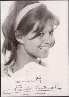 Claudia Cardinale fotólap a színésznő saját kezű aláírásával