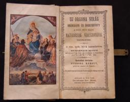 ~1860 Meisermann Ignácz: Uj Orgona Virág római katolikus imádságos- és énekeskönyv, fém domborművel ...